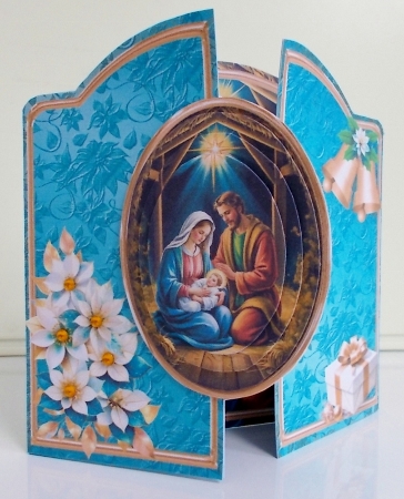 The Holy Nativity - Gatefold Card Mini Kit by Pam Stubley
