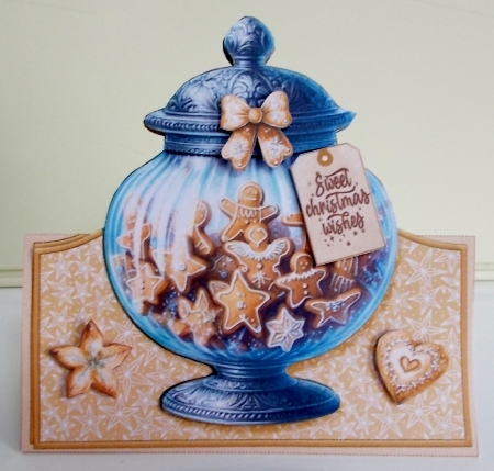 Christmas Cookie Jar Tent Card-5 by Pam Stubley