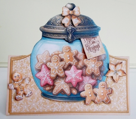 Christmas Cookie Jar Tent Card-6 by Pam Stubley