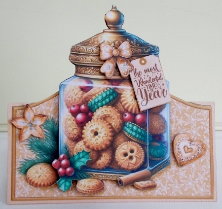 Christmas Cookie Jar Tent Card-8 by Pam Stubley