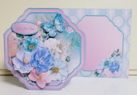 Pretty Pastel Bouquet 5x5 Card Mini Kit by Pam Stubley
