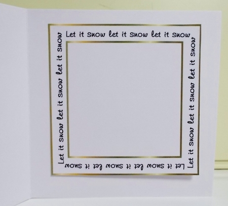 Let it snow generic insert matches linked by Pam Stubley