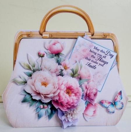 Floral Shaped Handbag 2 Mini Kit by Pam Stubley