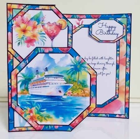 Cocktails & Cruises Offset Octagon 5 x 7 Mini Kit Featured Gallery Photo