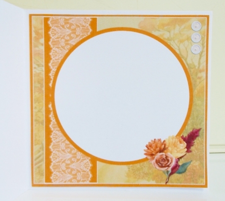 Autumn Scene With Flowers1 Insert by Pam Stubley