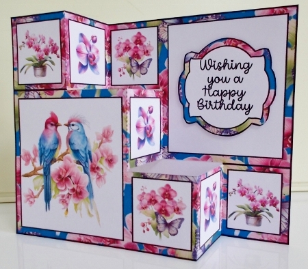 Exotic Birds & Orchids Three Step Mini Kit by Pam Stubley