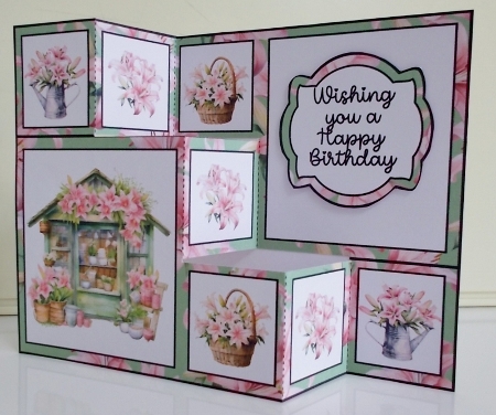 Pink Lily Shed Three Step Mini Kit by Pam Stubley