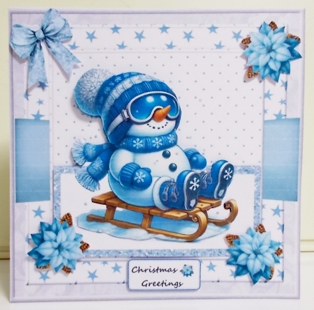 Sportive Snowman Mini Kit by Pam Stubley