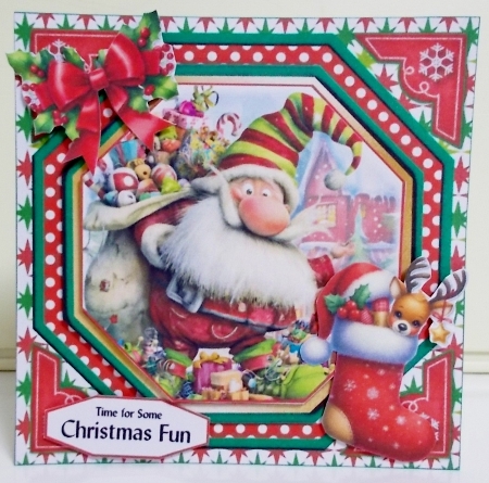 Crazy Santa 16 by Pam Stubley