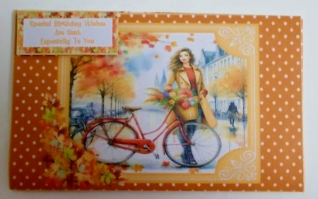 Autumn Cycle Ride - Money Wallet by Pam Stubley
