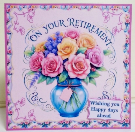 Retirement flowers by Pam Stubley