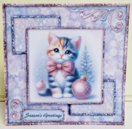 Kitten Christmas Mini-Kit by Pam Stubley