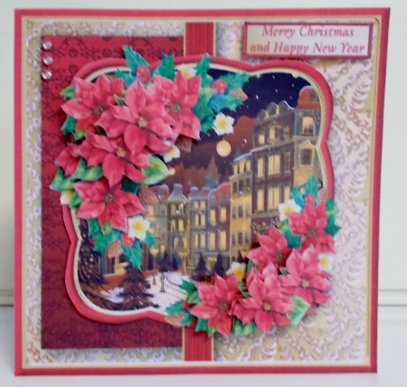 Christmas in the City - Decoupage Card Mini Kit by Pam Stubley