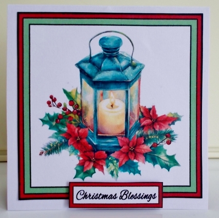 Twist & pop Christmas lantern by Pam Stubley