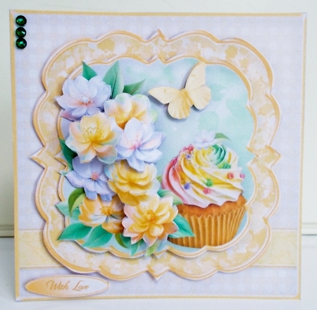 Creamy Cupcake - Layered Card Mini Kit by Pam Stubley
