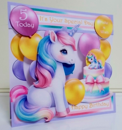 Birthday Unicorn Cake - Customer Request by Pam Stubley