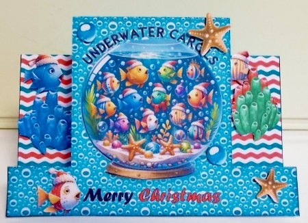 Underwater Carols Stepper Card by Pam Stubley