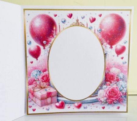 Pink Daughter birthday cake insert by Pam Stubley