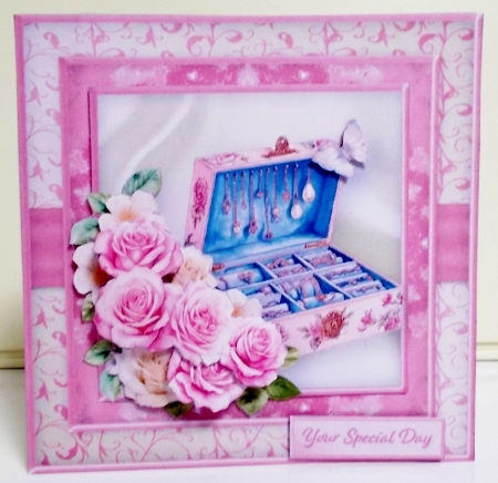 Jewellery Box - Decoupage Card Mini Kit by Pam Stubley