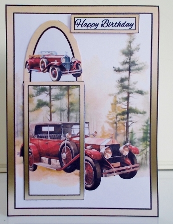 Bookmark Brown Vintage car by Pam Stubley