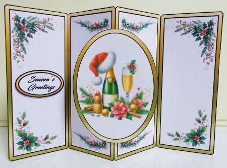 Gatefold pop-up Christmas cheer by Pam Stubley