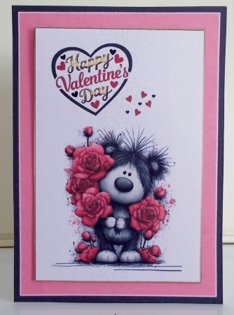 Happy Valentines Day Card Fronts Kit-1 by Pam Stubley