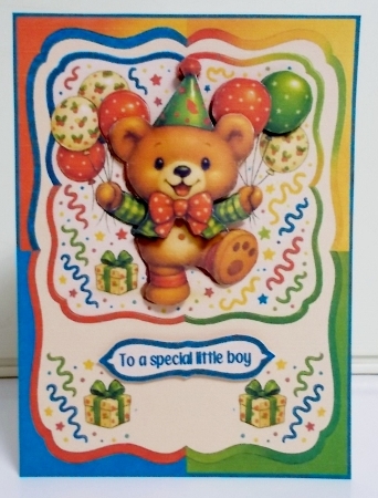 Party Bear 5x7 by Pam Stubley