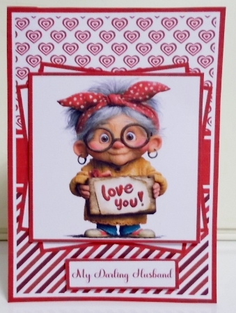 My Darling Husband Mini Kit 5x7 (4) by Pam Stubley