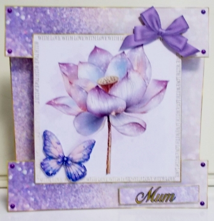 Pearl Flower Cut-out Front Card Mini Kit by Pam Stubley