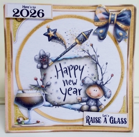 In the New Year 3 6x6 by Pam Stubley