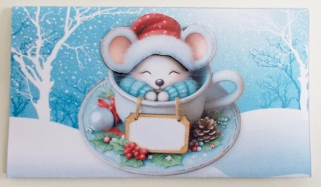 Cosy Christmas Tea Cup Mouse Money Wallet Featured Gallery Photo