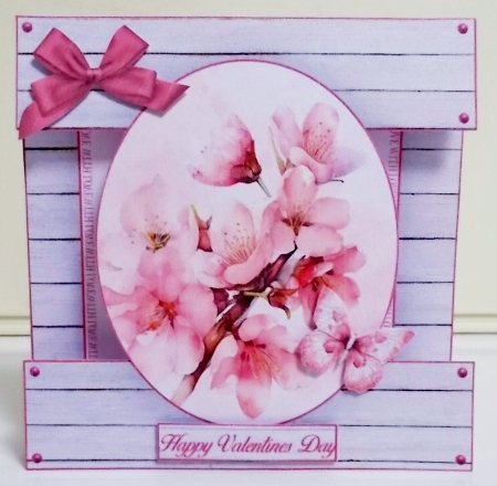 Cherry Blossom Cut-out Front Card Mini Kit 2 by Pam Stubley