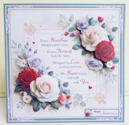 Every Heartbeat Whispers You Name 7x7 by Pam Stubley