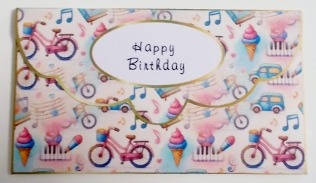 birthday money wallet by Pam Stubley
