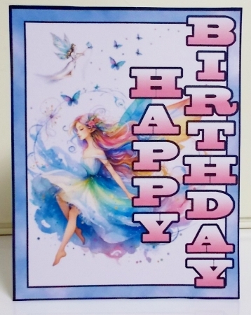 Surprise shutter card Beautiful Fairies by Pam Stubley