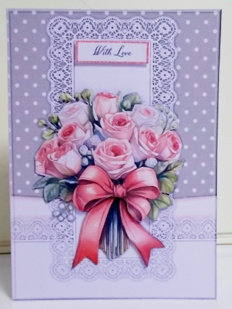 Quick Card  Roses Bouquet by Pam Stubley