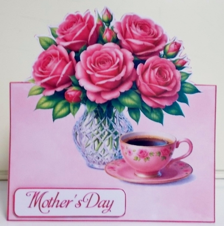Romantic Pink Roses Pop-Up Card Kit – Love & Floral Greeting Card Design by Pam Stubley
