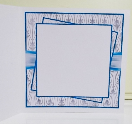 Art Deco in Silver & Blue Insert by Pam Stubley