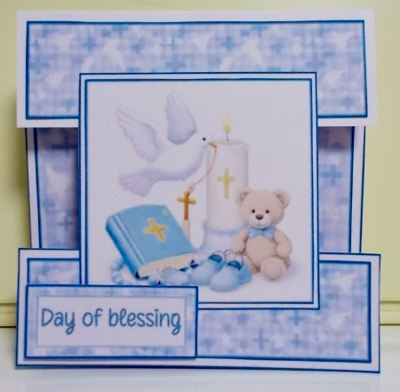Heavenly Baby Angel Memorial Card Topper by Pam Stubley