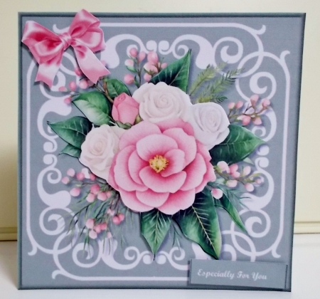 Pretty Flowers   7x7  Mini Kit by Pam Stubley