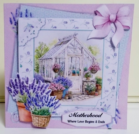 Lavender Garden 10 6x6 by Pam Stubley
