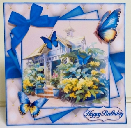 Butterfly Garden Mini Kit 8X8 by Pam Stubley