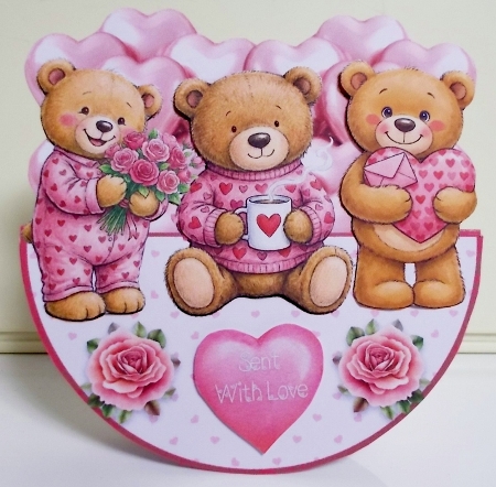LOVE BEARS rocker card by Pam Stubley