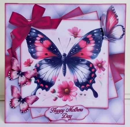 Beautiful Butterflies Mini Kit 5 7X7 by Pam Stubley