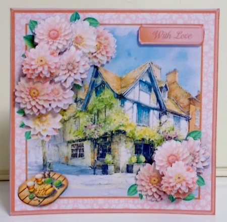 The Old Inn - Decoupage Card Mini Kit by Pam Stubley