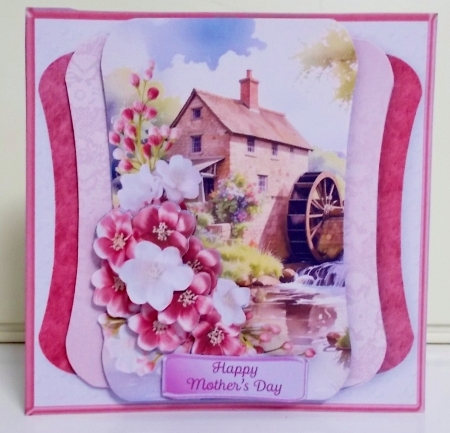 The Old Water Mill - Stacked Layers Card Mini Kit by Pam Stubley