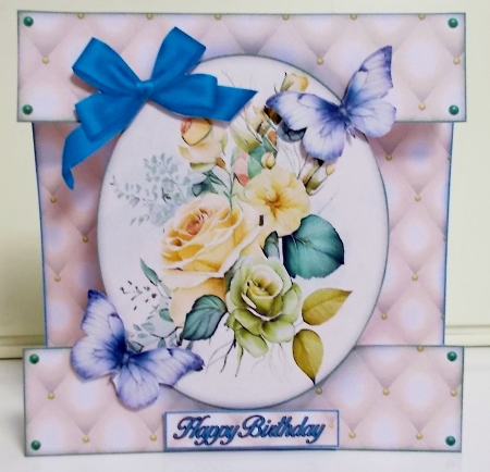 Flowers Cut-out Front Card Mini Kit 4 by Pam Stubley