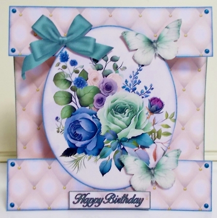 Flowers Cut-out Front Card Mini Kit 5 by Pam Stubley