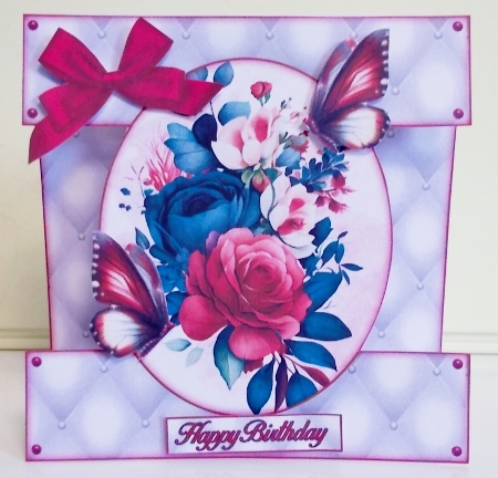 Flowers Cut-out Front Card Mini Kit 7 by Pam Stubley