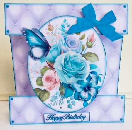 Flowers Cut-out Front Card Mini Kit 8 by Pam Stubley